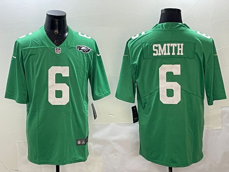 Men Philadelphia Eagles #6 Smith Green 2025 Nike Limited NFL Jersey style 5->philadelphia eagles->NFL Jersey